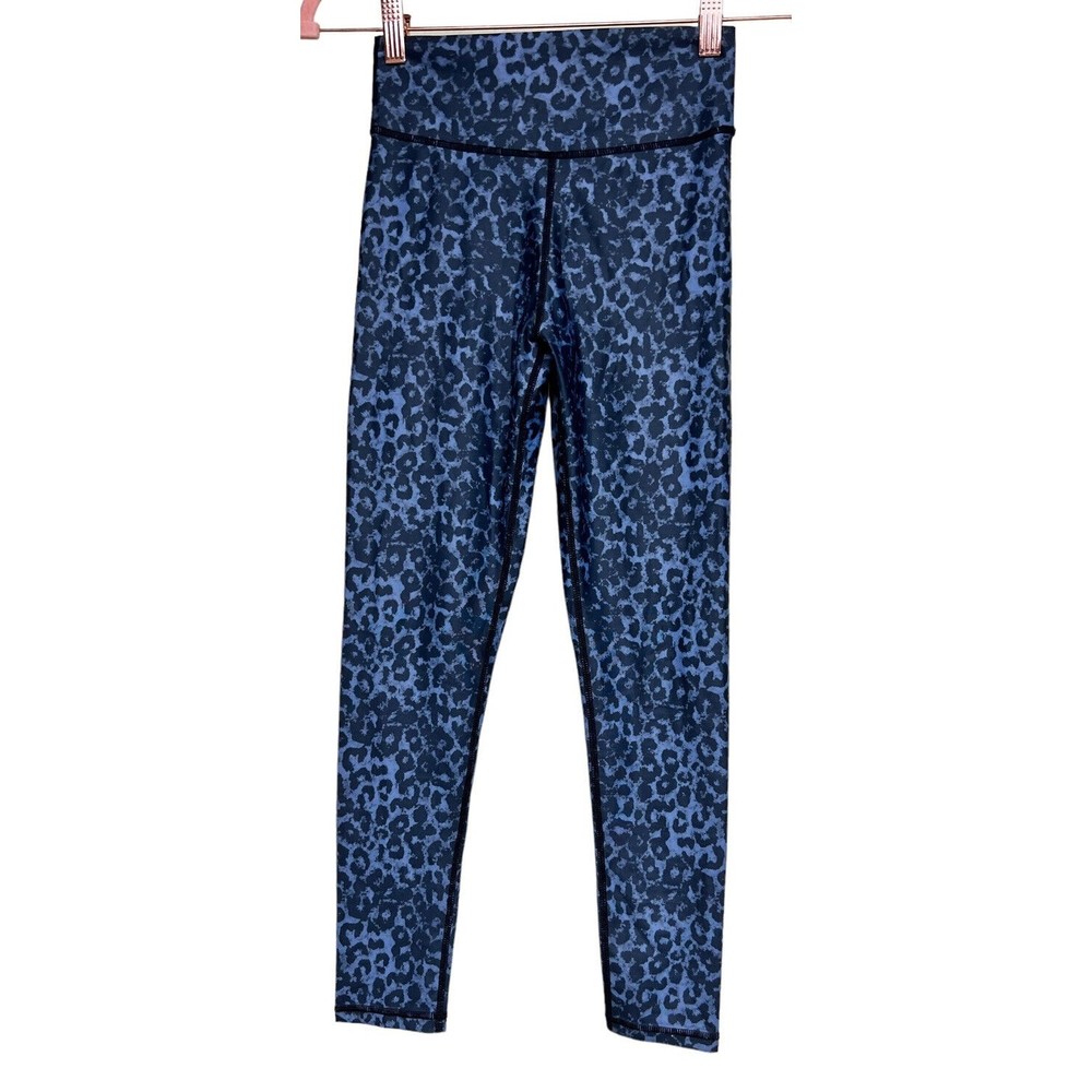 Zyia Stone Leopard Scrunchy Light and Luxe Leggings Women’s Size 4